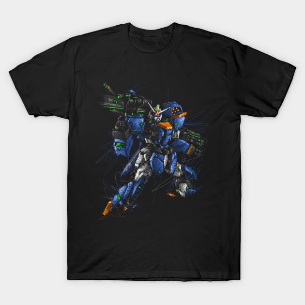 Duel gundam assault shroud T-Shirt by Shawngkolon